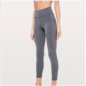Lululemon In Movement leggings, titanium